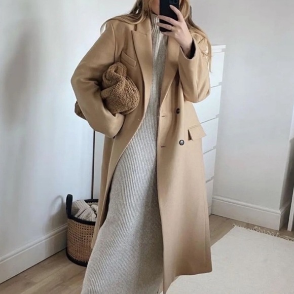 ZARA | Oversized Wool Coat - Picture 9 of 11
